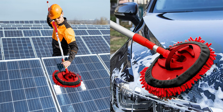 solar cleaner brush